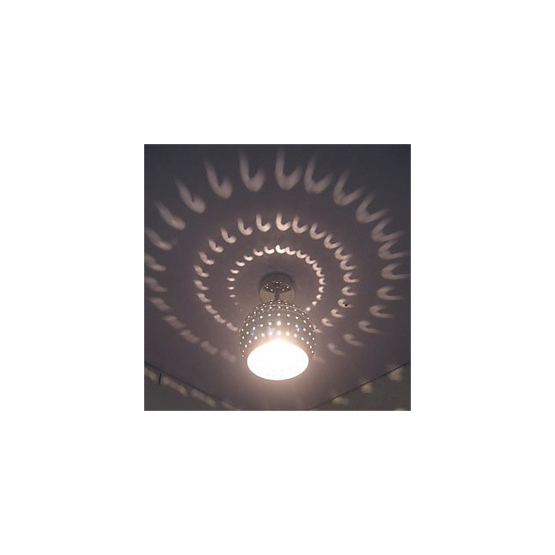 Creative Porous Ball Aesthetic Reflection Absorb Dome Light Wrought Iron Lamp