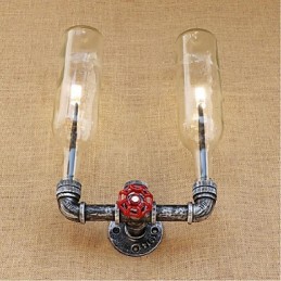 Retro Industrial Wind Switch Water Bottle Wall Lamp Wall Light