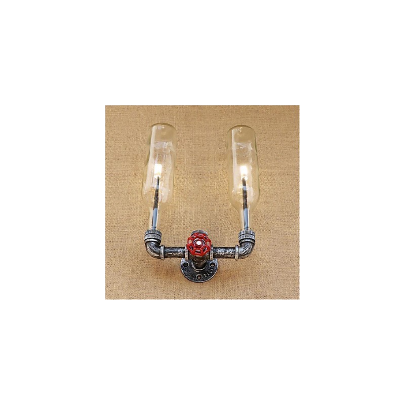 Retro Industrial Wind Switch Water Bottle Wall Lamp Wall Light
