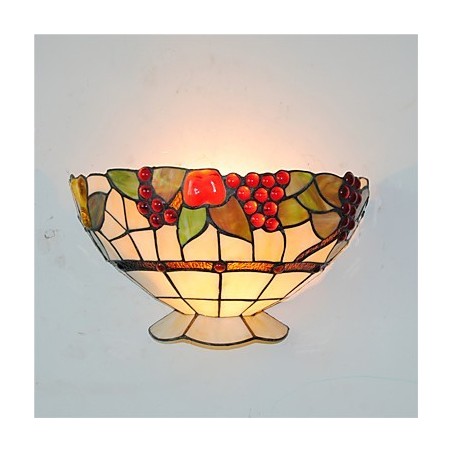Retro Country Wall Lights Glass Shade Living Room Bedroom Restaurant Cafe Bar Wall Sconces