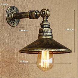 Industrial Style Nordic Water Pipe Wall Lamp Wall Light