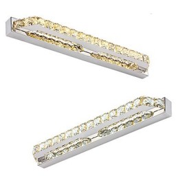 Long High Quality Mirror Lamp Bathroom Lights Metal and Crystal Wall Light