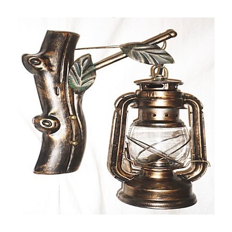 Rustic Lodge Painting Feature for Mini Style Uplight Wall Sconces Wall Light