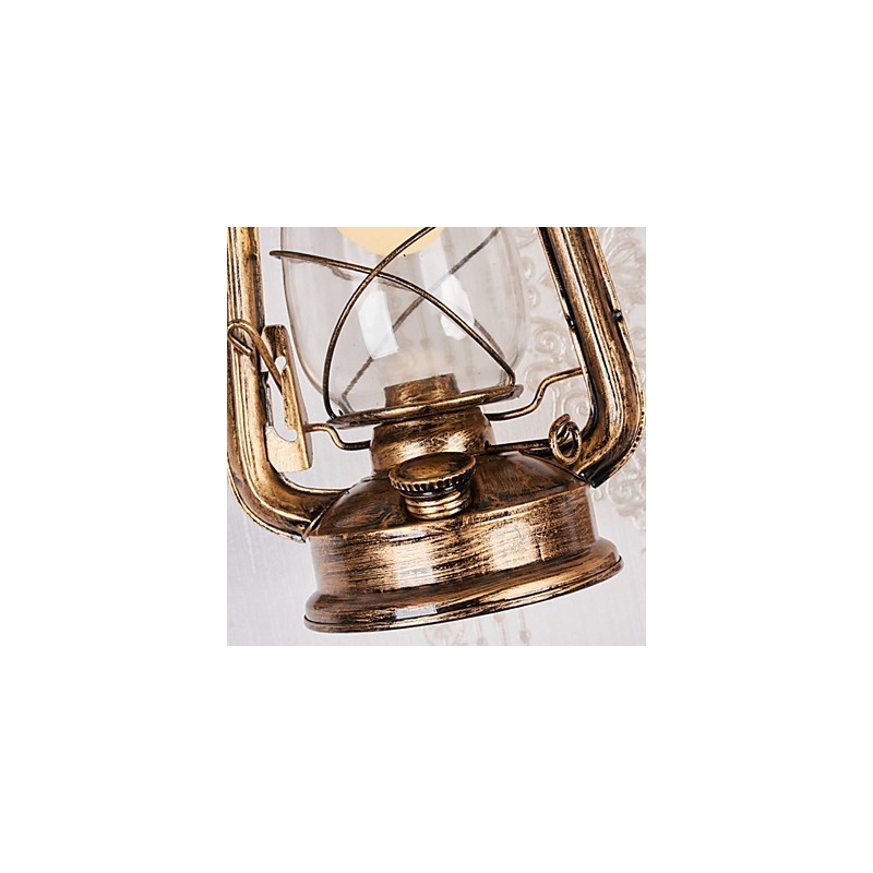 Rustic Lodge Painting Feature for Mini Style Uplight Wall Sconces Wall Light