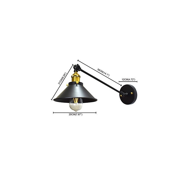 Buzz Wall Iron Wall Lamp Dumb Black Lightsaber Lamp On Wall