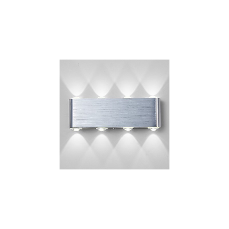 Modern Light Aluminum Flush Mount Wall Lamp Integrated