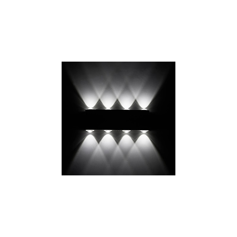 Modern Light Aluminum Flush Mount Wall Lamp Integrated