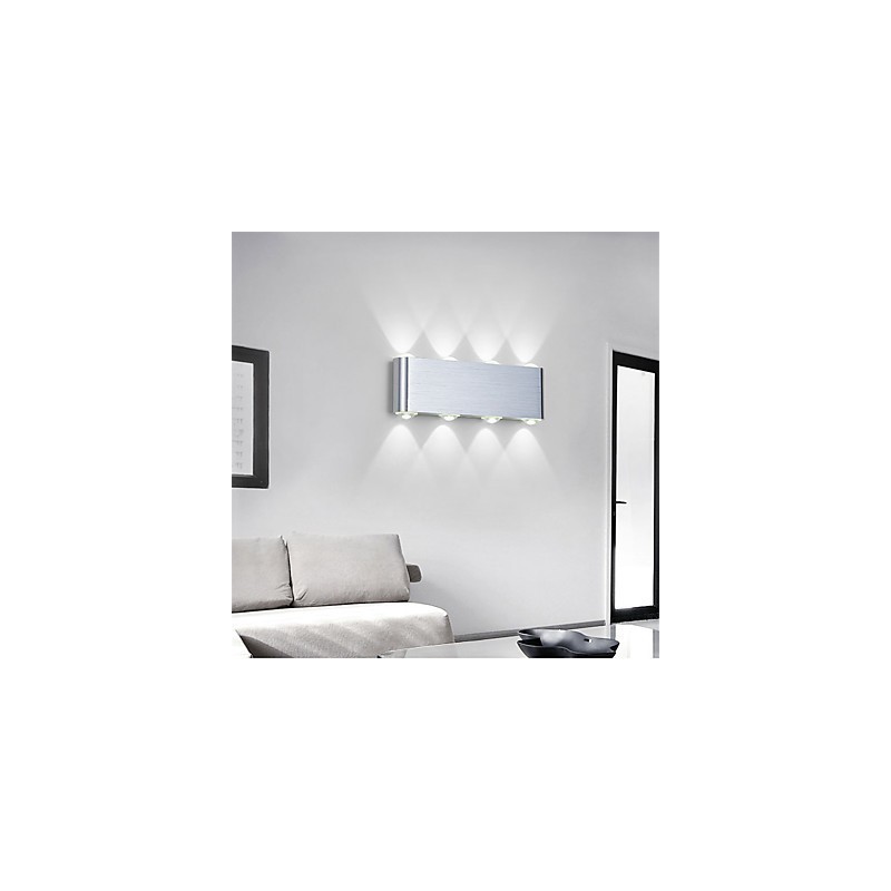 Modern Light Aluminum Flush Mount Wall Lamp Integrated