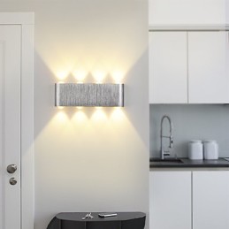 Modern Light Aluminum Flush Mount Wall Lamp Integrated