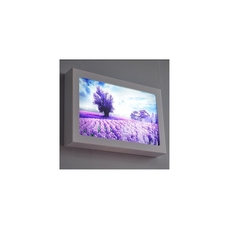 Integrated Modern Contemporary Modern Comtemporary Painting Feature for Ambient Light Wall Sconces