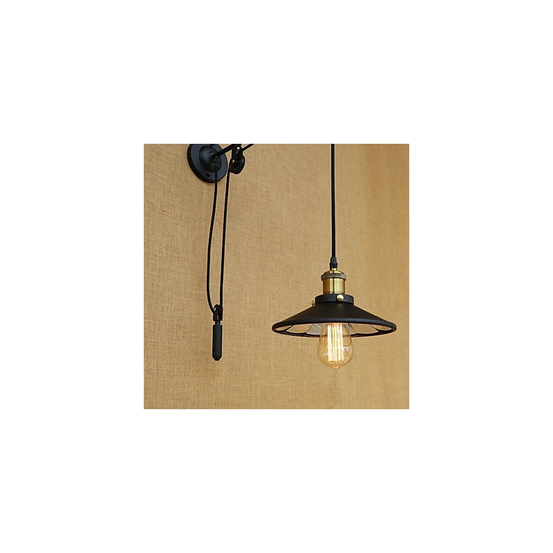 Country Retro Painting Feature for Adjustable lift Ambient Light Wall Sconces Wall Light