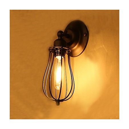 Traditional Classic Rustic Lodge Country Painting Feature for Swing Arm Ambient Light Wall Sconces Wall Light