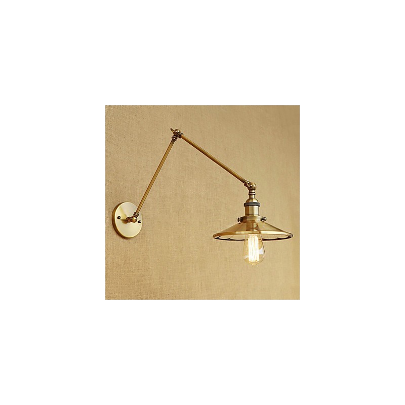 Rustic Lodge Country Retro Electroplated Feature for Mini Style Swing Arm Ambient Light