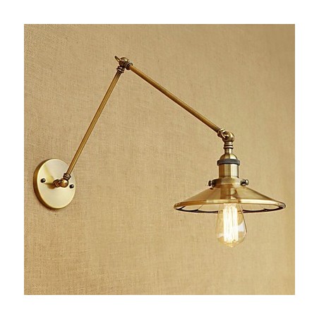 Rustic Lodge Country Retro Electroplated Feature for Mini Style Swing Arm Ambient Light