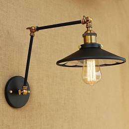 Rustic Lodge Country Retro Electroplated Feature for Mini Style Swing Arm Ambient Light