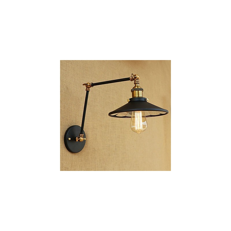 Rustic Lodge Country Retro Electroplated Feature for Mini Style Swing Arm Ambient Light