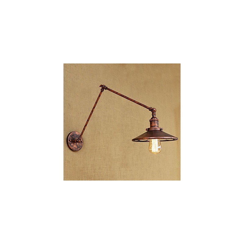 Rustic Lodge Country Retro Electroplated Feature for Mini Style Swing Arm Ambient Light