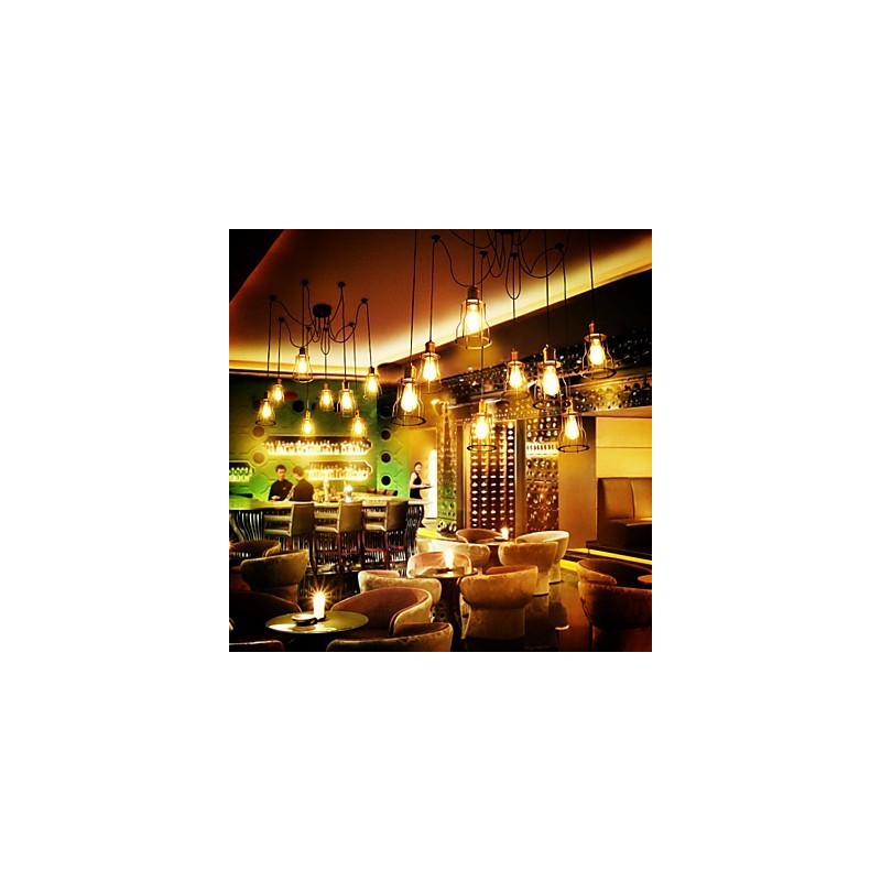 Country Designers Painting Metal Chandelier