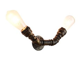 Rustic Lodge Traditional Classic Antique Brass Feature for Ambient Light Wall Sconces Wall Light