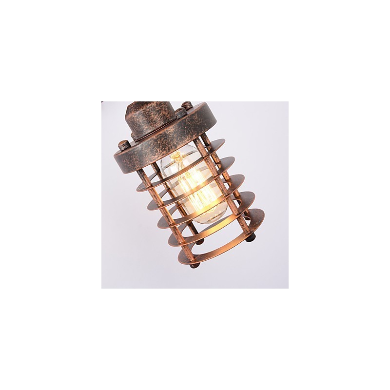 Industrial Retro Iron Wall Lamp Creative Personality Lift Pulley Wall Lamp