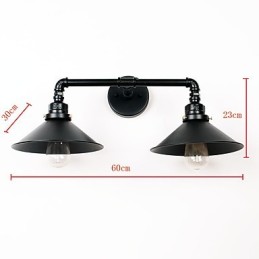 Rustic Lodge Modern Contemporary Country Retro Painting Feature for Mini Style Downlight Wall Sconces