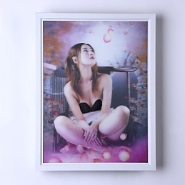 Integrated Modern Contemporary Modern Comtemporary Painting Feature for Ambient Light Wall Sconces