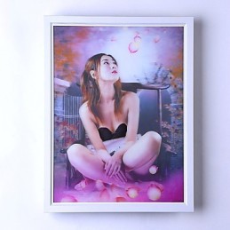 Integrated Modern Contemporary Modern Comtemporary Painting Feature for Ambient Light Wall Sconces