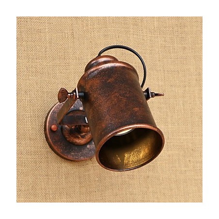 Painted Steel Wall Lamp Dumb Black American Coffee Decoration Retro Wall Light Lightsaber Lamp On Wall