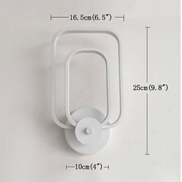 Aluminum Wall Lamp Modern Minimalist Balcony Staircase Decorative Wall Lamp Bedside Lights