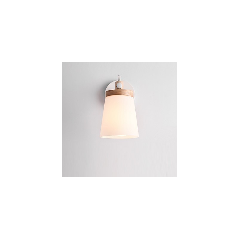 Glassshade And Metal Base Wall Lamp Feature Ambient Light Wall Sconces Wall Light