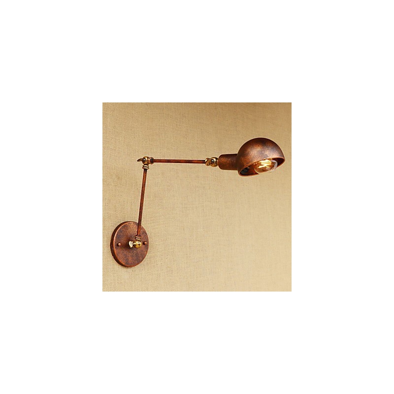 Vintage Country Painting Feature for Mini Style Swing Arm Eye Protection Ambient Light Swing Arm LightsWall