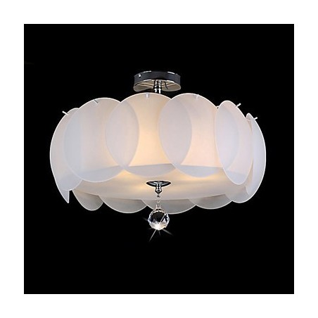 3 Light Glass Chandelier Modern Pendant Light Family