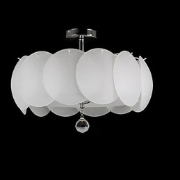 3 Light Glass Chandelier Modern Pendant Light Family
