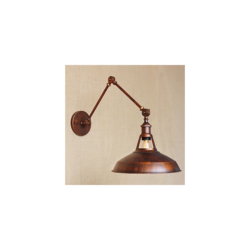 Long arm Half rusty Industrial Retro Nostalgic Retractable Folding Wall Sconces Wall Light
