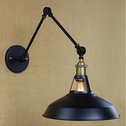 Long arm Half rusty Industrial Retro Nostalgic Retractable Folding Wall Sconces Wall Light