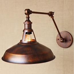 Long arm Half rusty Industrial Retro Nostalgic Retractable Folding Wall Sconces Wall Light