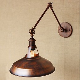 Long arm Half rusty Industrial Retro Nostalgic Retractable Folding Wall Sconces Wall Light