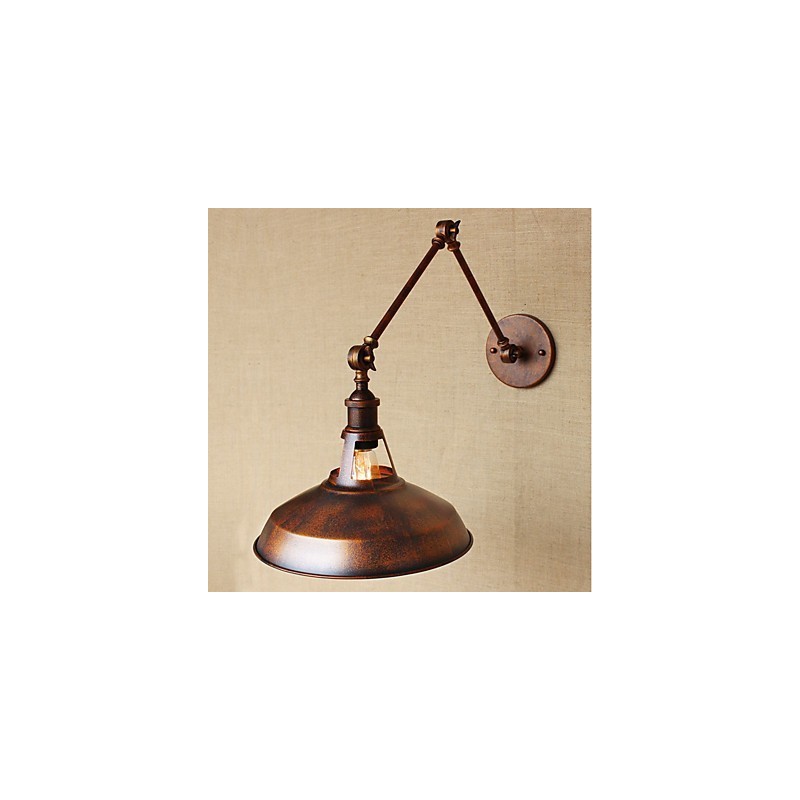 Long arm Half rusty Industrial Retro Nostalgic Retractable Folding Wall Sconces Wall Light