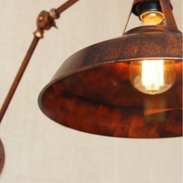 Long arm Half rusty Industrial Retro Nostalgic Retractable Folding Wall Sconces Wall Light