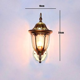 Outdoor Wall Lights Traditional Classic Metal