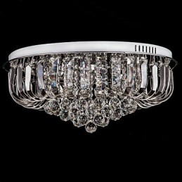 Flush Mount Crystal Traditional Classic Metal