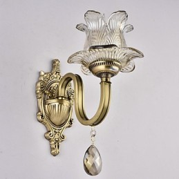 Rustic Lodge Brass Feature for Mini Style Uplight Wall Sconces Wall Light