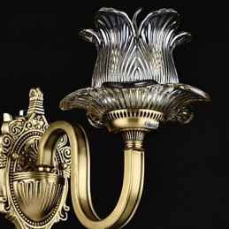 Rustic Lodge Brass Feature for Mini Style Uplight Wall Sconces Wall Light