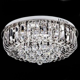 Flush Mount Crystal Traditional Classic Metal