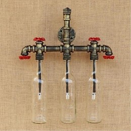Retro Industrial Wind Switch Water Bottle Wall Lamp Wall Light