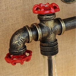 Retro Industrial Wind Switch Water Bottle Wall Lamp Wall Light