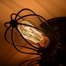 Traditional Classic Vintage Mini Style Painting Metal Flush Mount