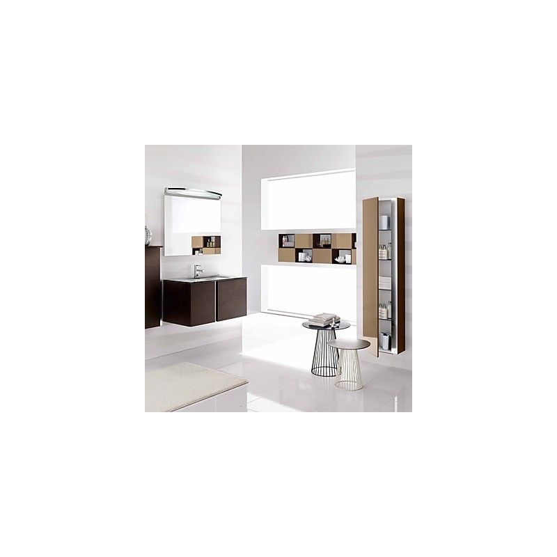 Modern Contemporary Chrome Feature for Ambient Light Bathroom Lighting Wall Light