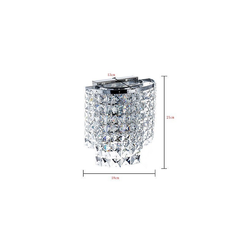 Modern Contemporary Electroplated Feature for Crystal Downlight Wall Sconces Wall Light