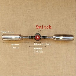 Retro American Village Creative Industry Wind Designer Water Bottle Wall Lamp Wall Light Grey